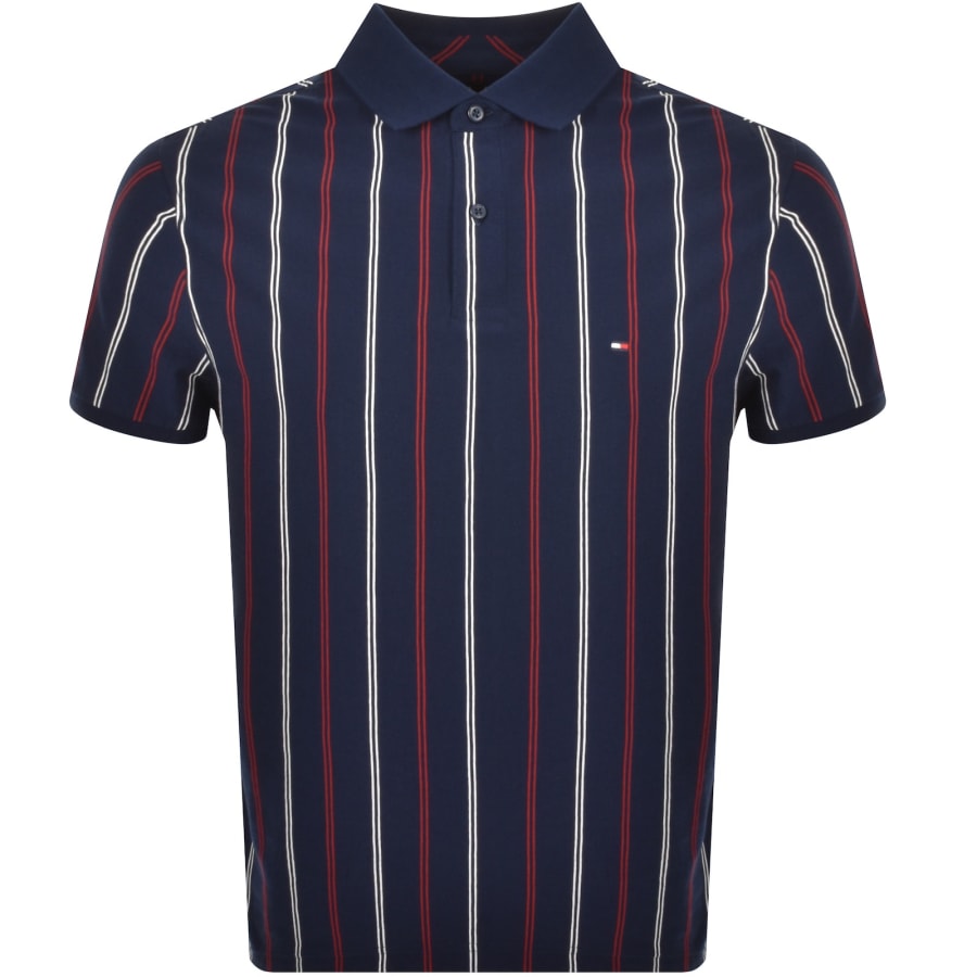 Tommy hilfiger striped polo shirt new arrivals
